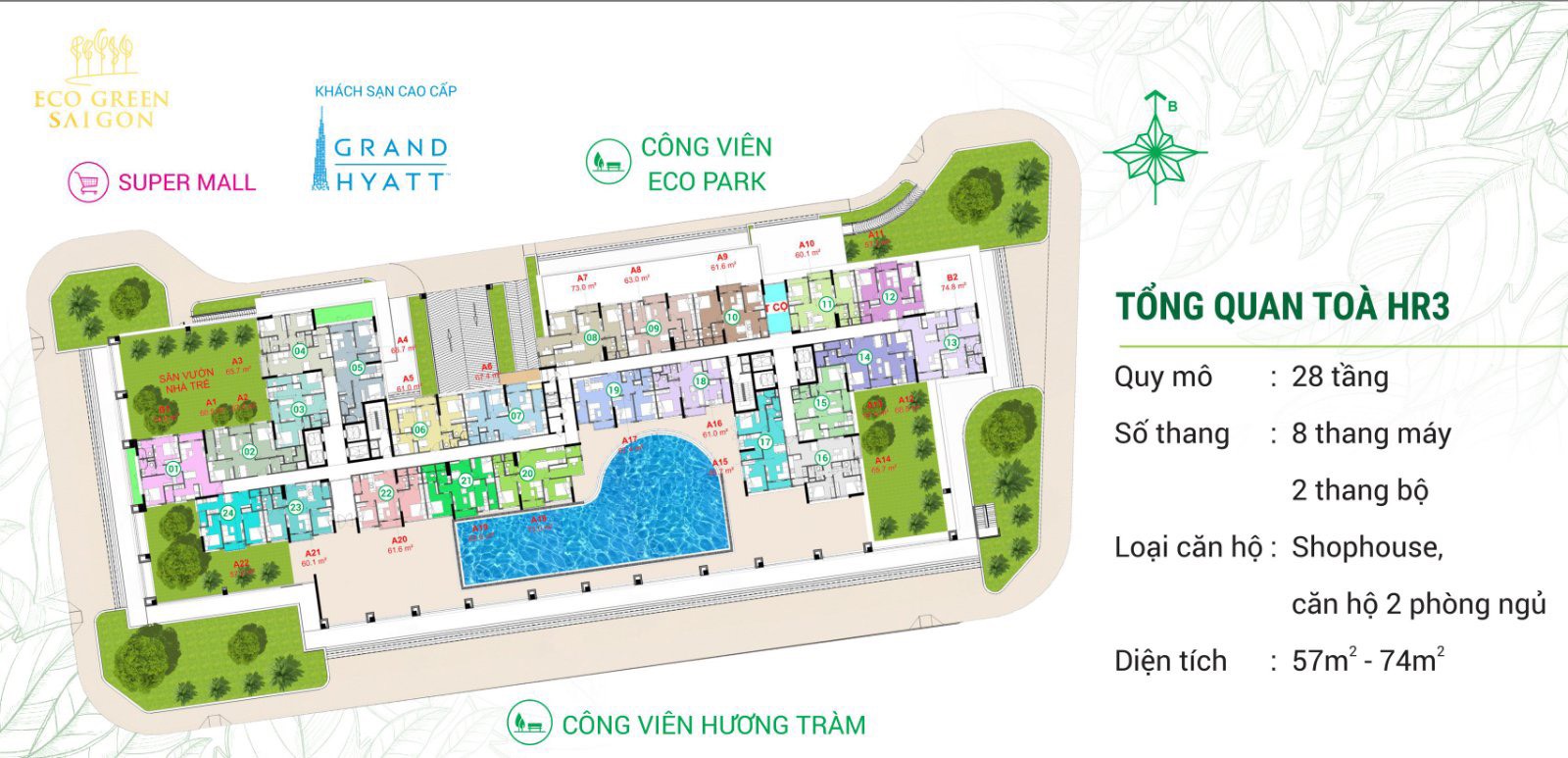 hinh anh thap hr3 eco green saigon