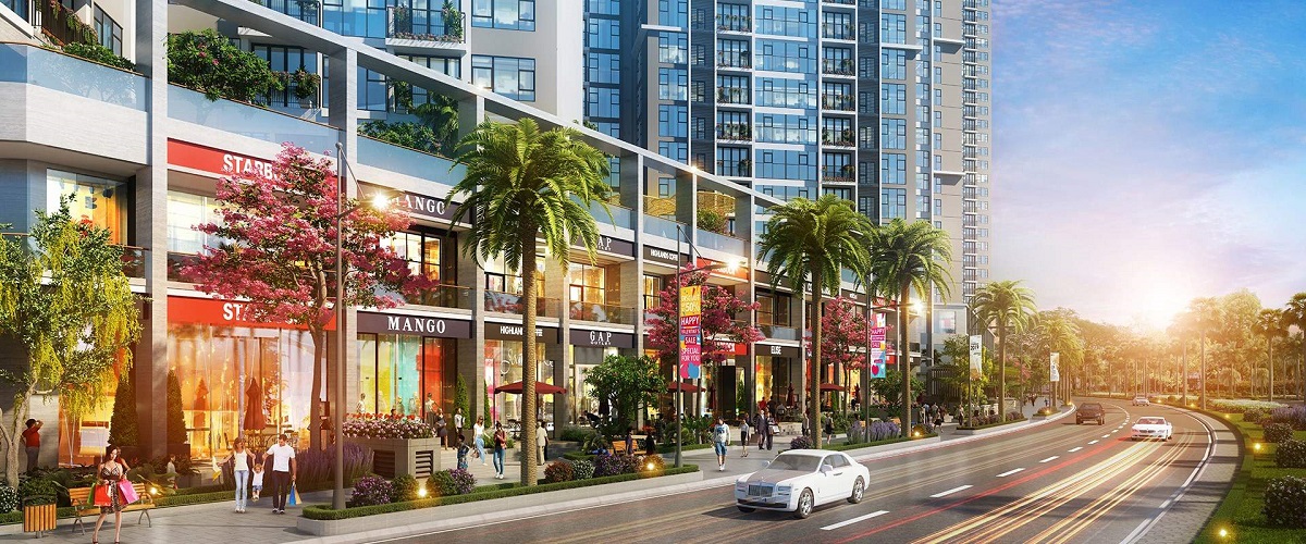 Trung tâm thương mại bên trong dự án Eco Green trung-tam-thuong-mai-eco-green